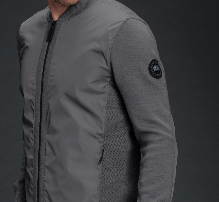 Nwt Black Label Iron Grey Windbridge Full-zipper Jacket