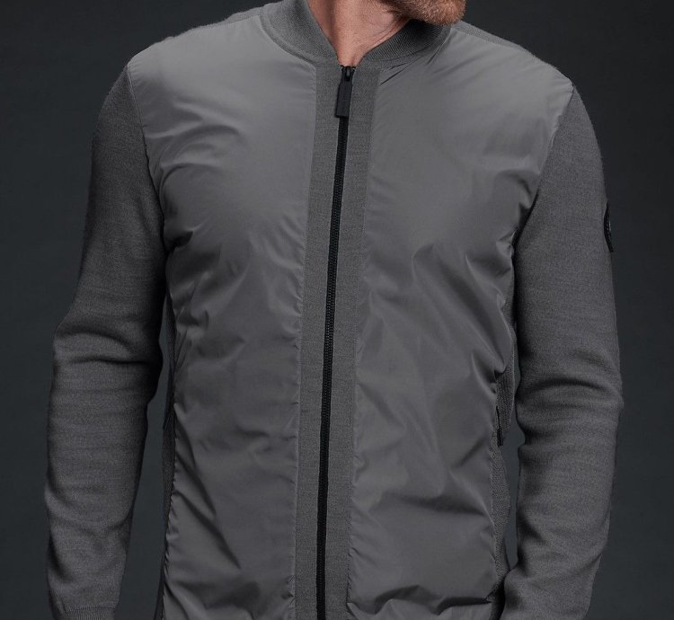 Nwt Black Label Iron Grey Windbridge Full-zipper Jacket