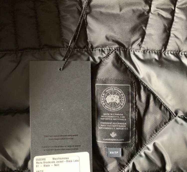 Nwt Canada Goose Brookvale Down Jacket Black Label Xs