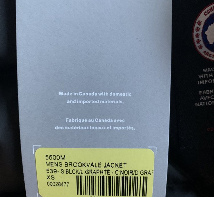 Nwt Canada Goose Brookvale Down Jacket Size Xs