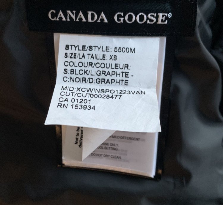 Nwt Canada Goose Brookvale Down Jacket Size Xs