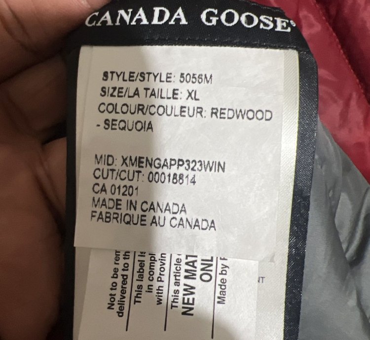 Nwt Mens Canada Goose Lodge Down Puffer Jacket Redwood Sequo