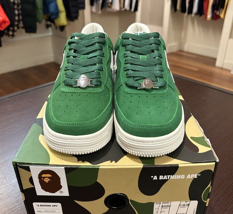 Bape Sta Suede Green