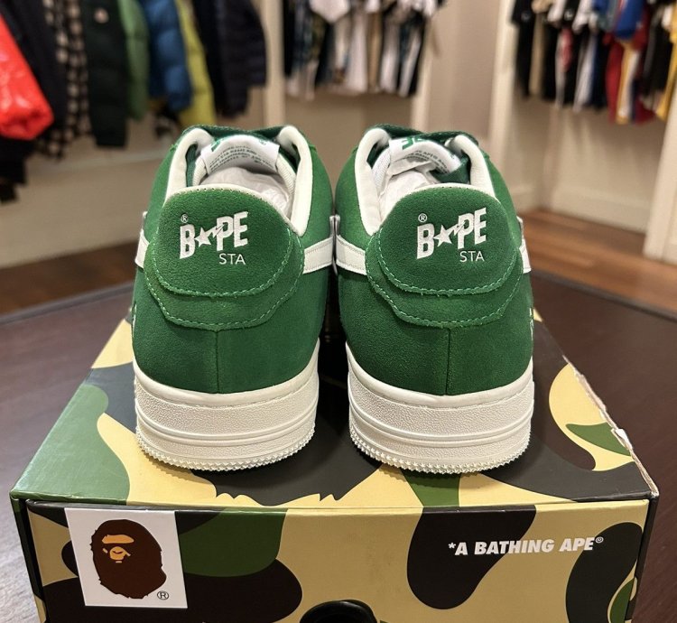 Bape Sta Suede Green