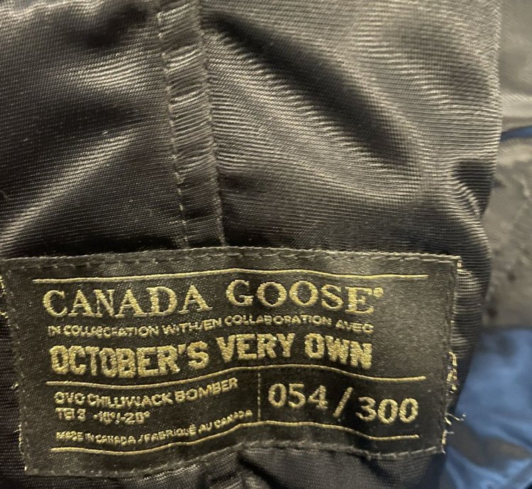 Ovo Canada Goose Chilliwack Bomber Jacket