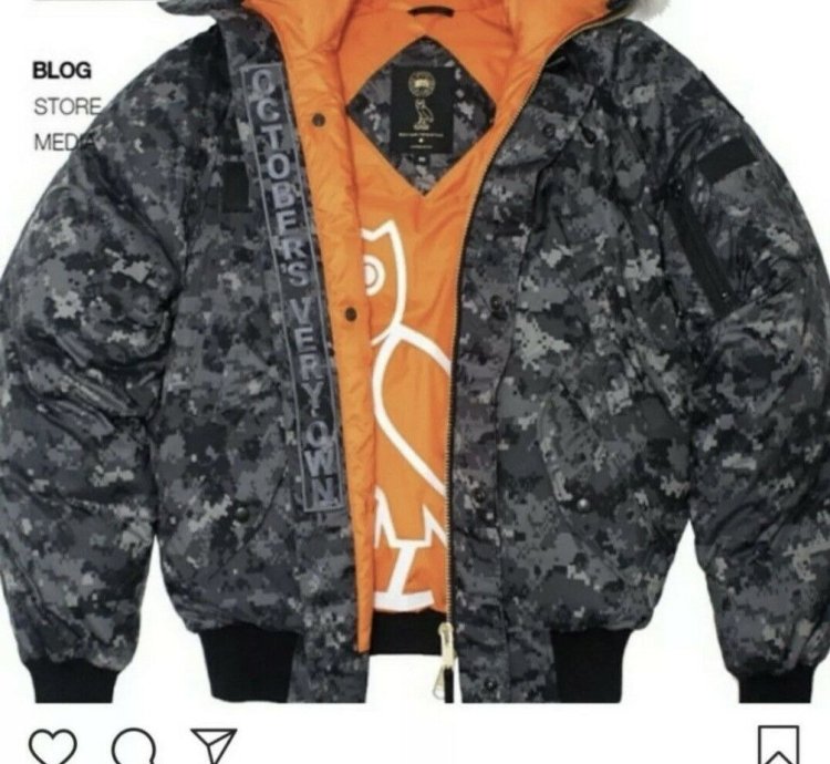 Ovo Canada Goose Digi Camo Bomber