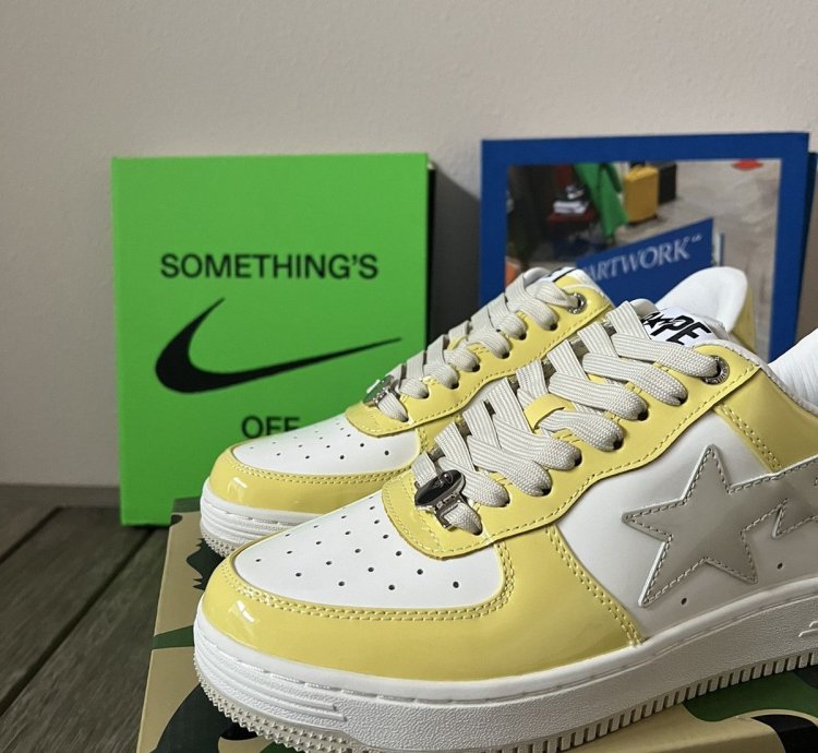 Bape Sta Yellow Ssense Sneakers