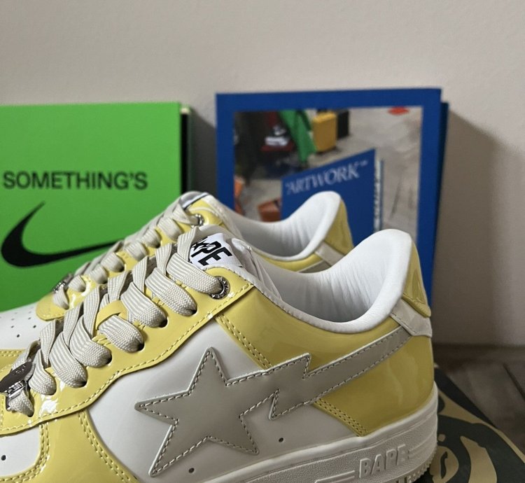Bape Sta Yellow Ssense Sneakers