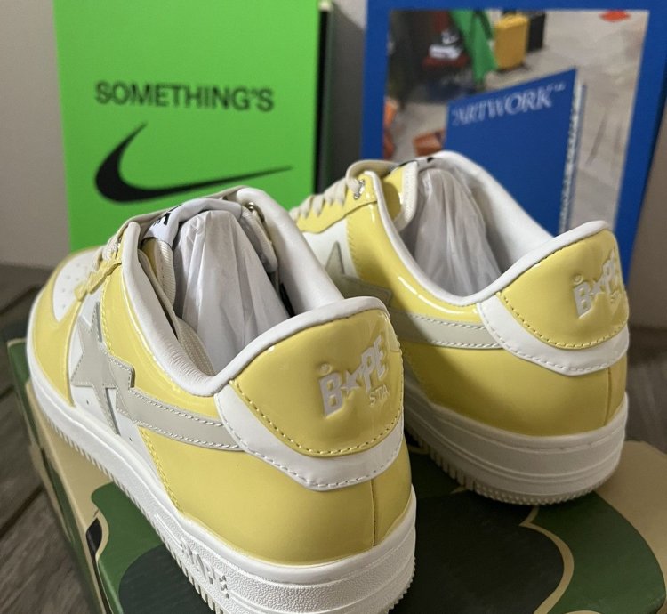 Bape Sta Yellow Ssense Sneakers