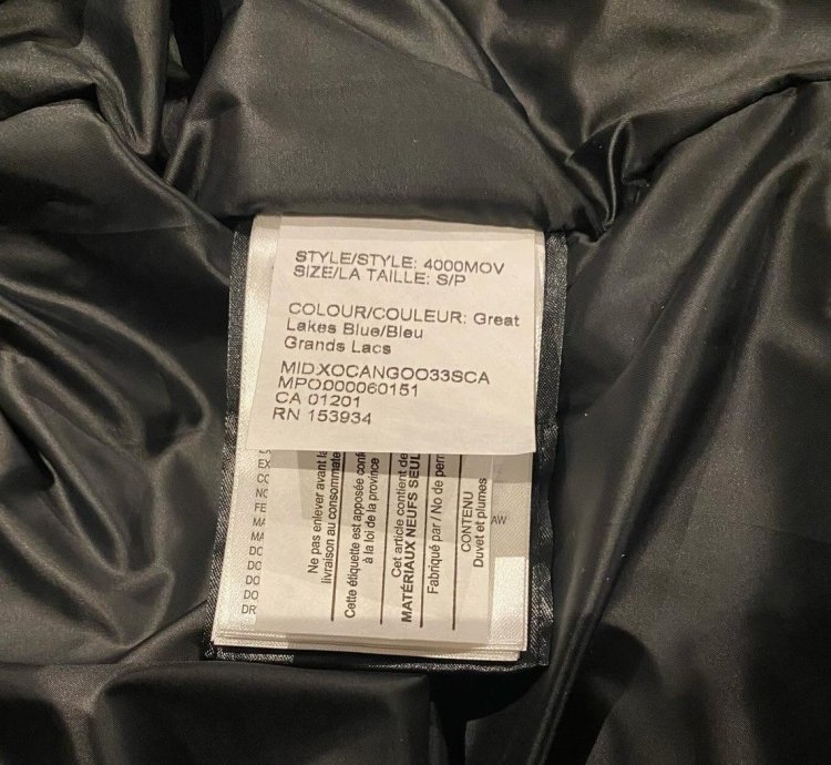 Ovo Canada Goose Terrain Parka Royal Blue