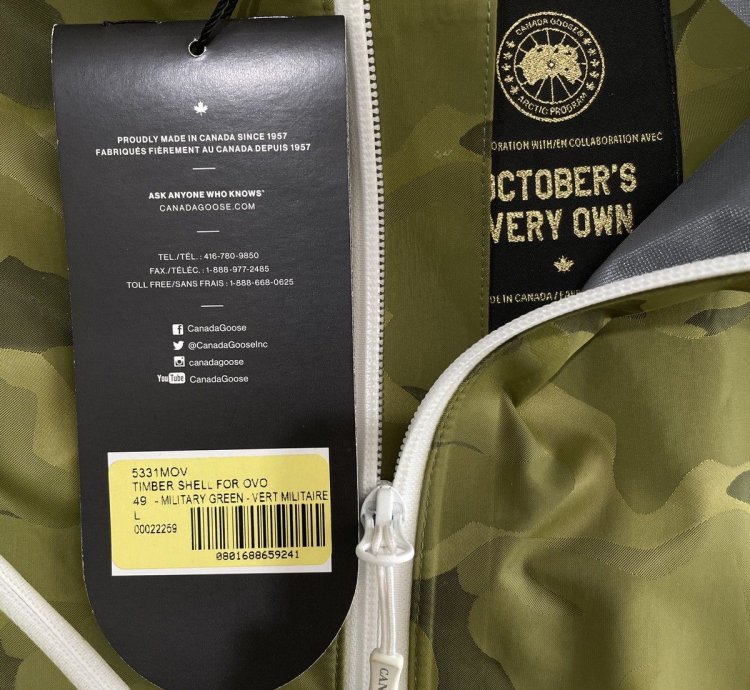 Ovo Canada Goose Timber Shell Jacket
