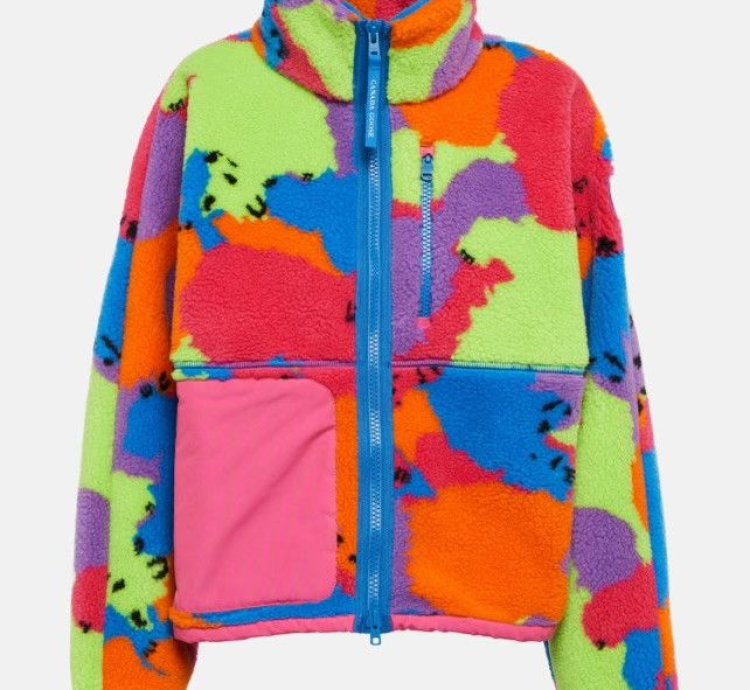 Paola Pivi Camo Bears Fleece Jacket