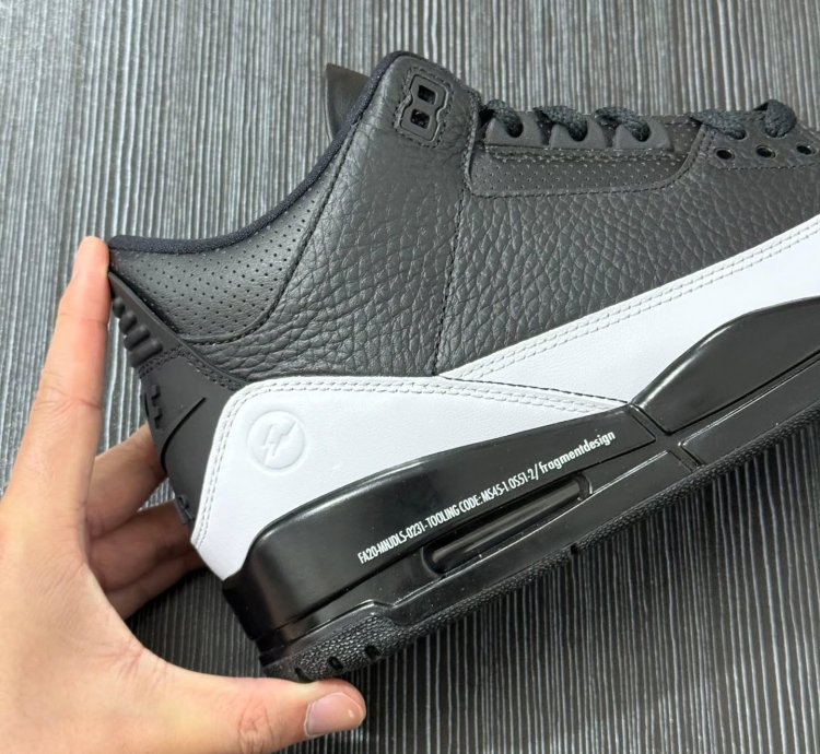 Fragment Design X Air Jordan 3 Retro Sp blackwhite