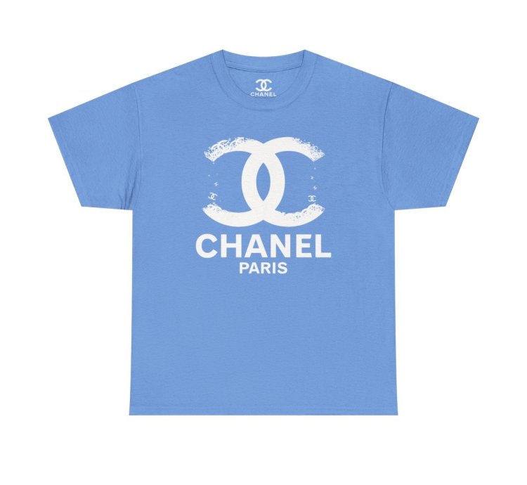 Chanel Uniquy T Shirt Irish Carolina Blue Size Usa