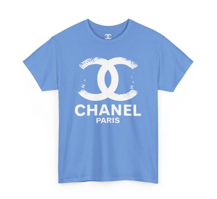 Chanel Uniquy T Shirt Irish Carolina Blue Size Usa