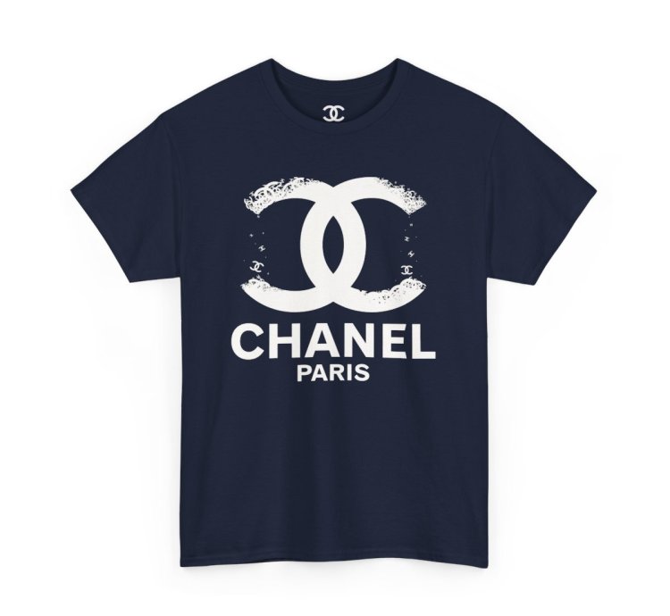 Chanel Uniquy T Shirt Navy Size Usa