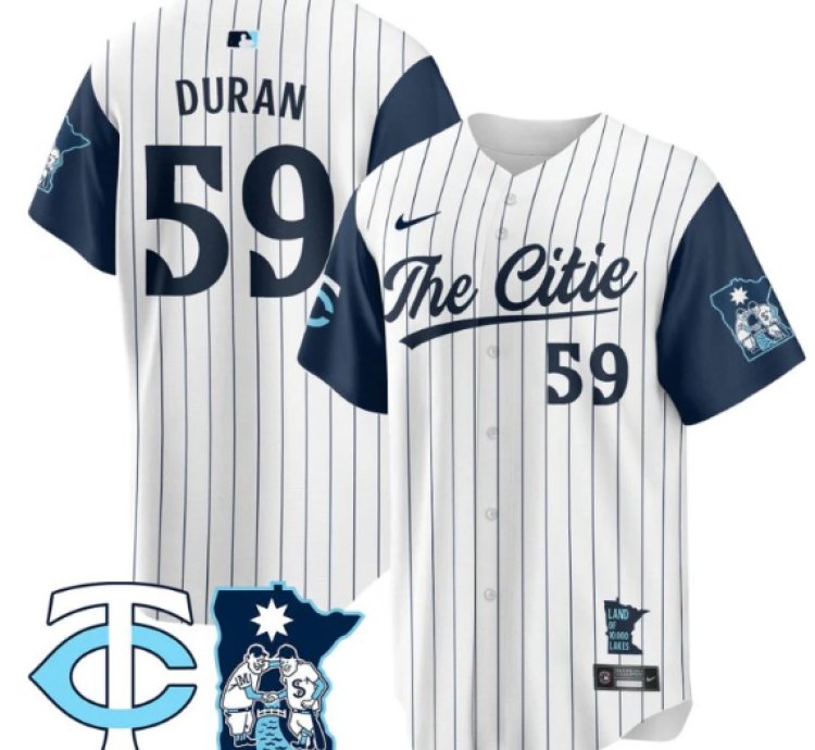 Jhoan Duran Jersey 59 Minnesota Twins 2025 City Connect Concept Stitched White