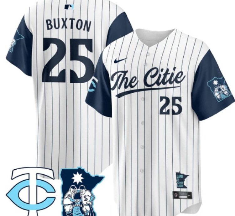 Byron Buxton Jersey 25 Minnesota Twins 2025 City Connect Concept Stitched White