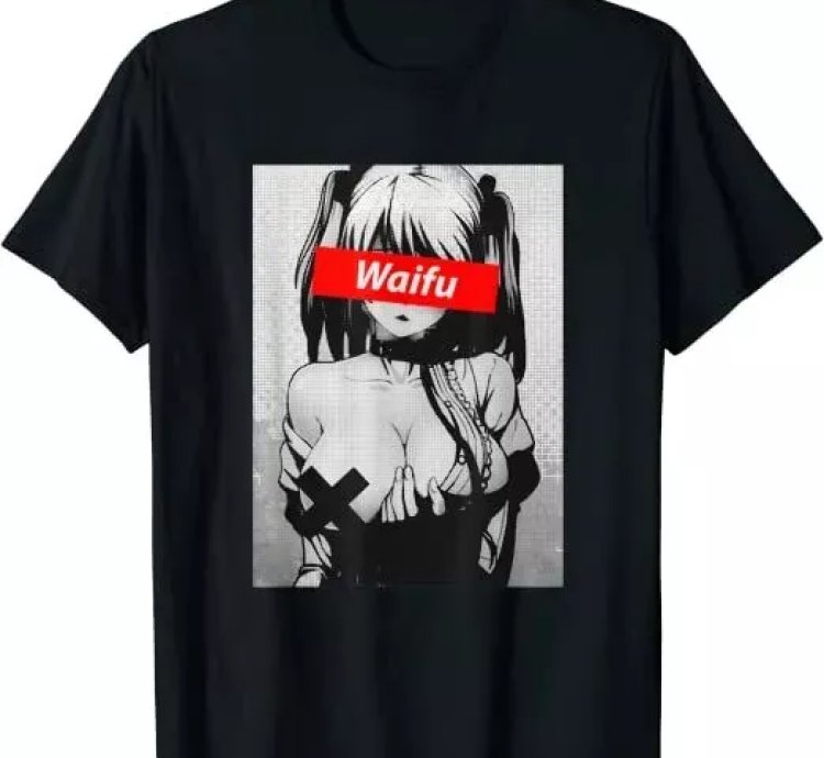 Manga Anime Waifu Japanese Girl Cosplay Men Women T-shirt Size S-5xl