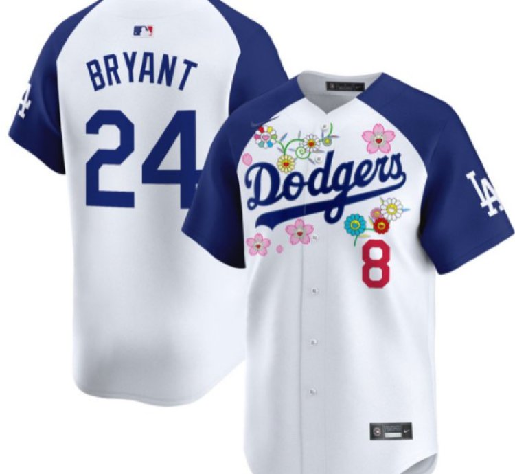 Kobe Bryant Jersey 24 Dodgers X Takashi Murakami 2025 Vapor Limited Stitched Alternate