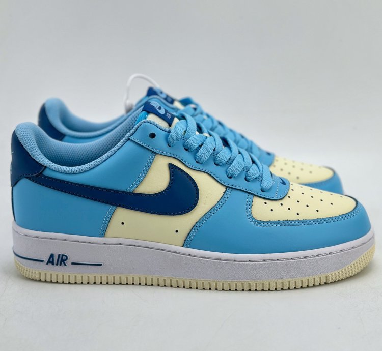 200 Nike Air Force 1 Low 07 Aquarius Blue Blue Rice Hf4837-407 -