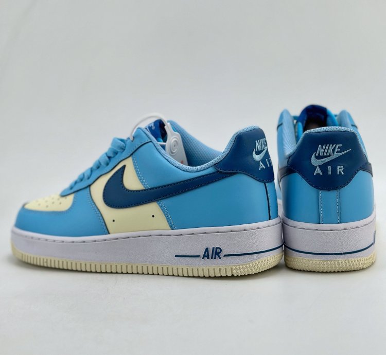 200 Nike Air Force 1 Low 07 Aquarius Blue Blue Rice Hf4837-407 -