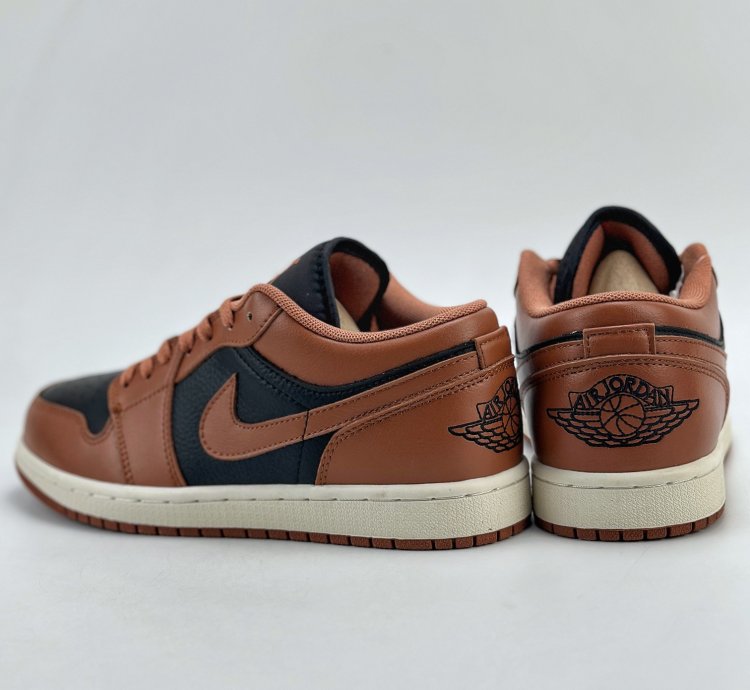 200 Air Jordan 1 Retro Low Wmns Archaeo Brown Black Brown Dc0774-021 -