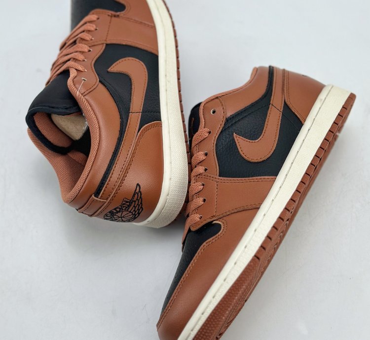 200 Air Jordan 1 Retro Low Wmns Archaeo Brown Black Brown Dc0774-021 -