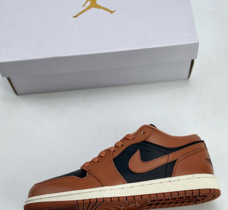 200 Air Jordan 1 Retro Low Wmns Archaeo Brown Black Brown Dc0774-021 -