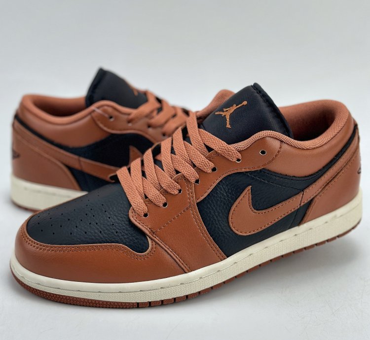 200 Air Jordan 1 Retro Low Wmns Archaeo Brown Black Brown Dc0774-021 -