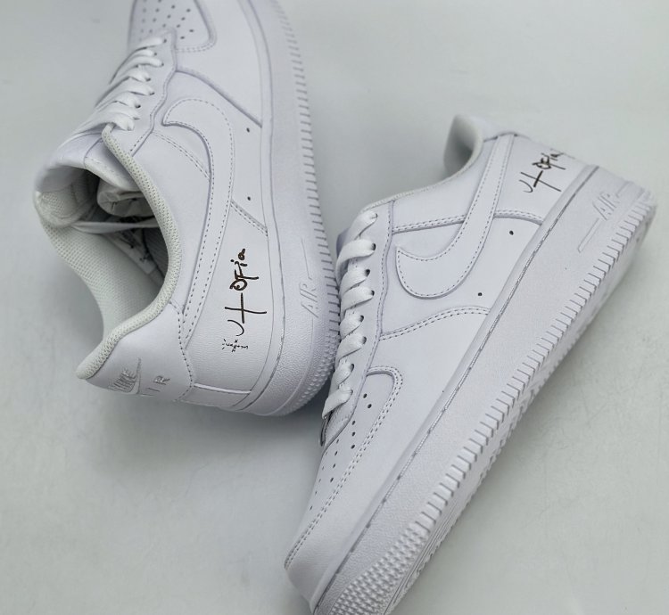 200 Nike Air Force 1 Low 07 X Travis Scott Ts Joint White