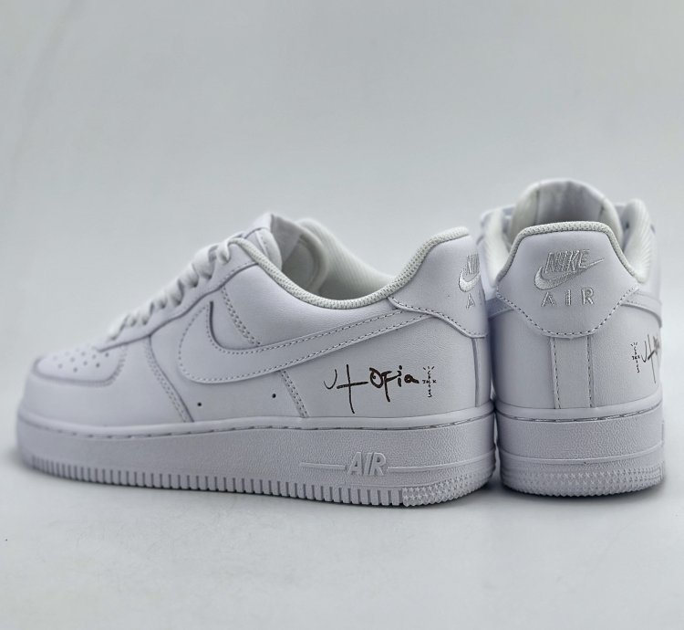 200 Nike Air Force 1 Low 07 X Travis Scott Ts Joint White