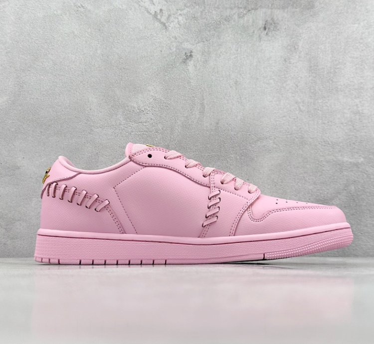 200 K Version Of Air Jordan 1 Low Method Of Make Aj1 Joe 1 Pink Gold Low-top Cul