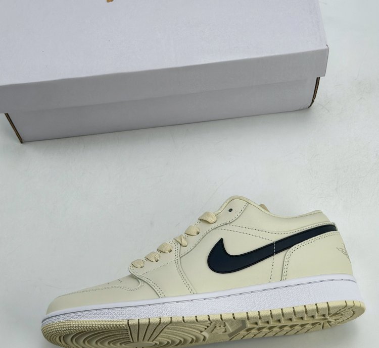 220 Foreign Trade Edition Air Jordan 1 Retro Low Coconut Milk Cream Dc0774-121 -