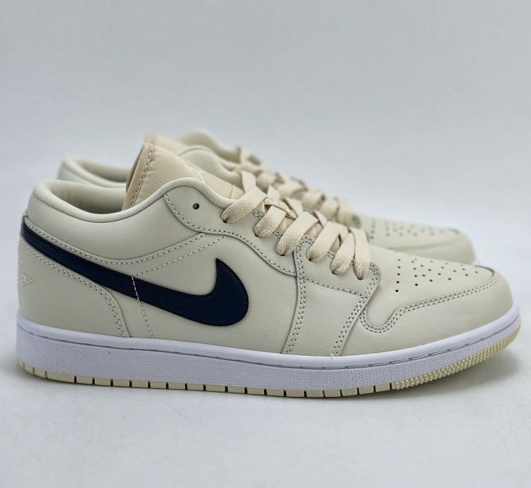 220 Foreign Trade Edition Air Jordan 1 Retro Low Coconut Milk Cream Dc0774-121 -