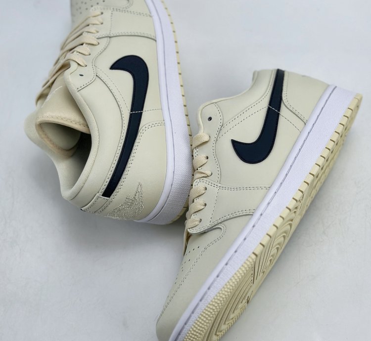 220 Foreign Trade Edition Air Jordan 1 Retro Low Coconut Milk Cream Dc0774-121 -