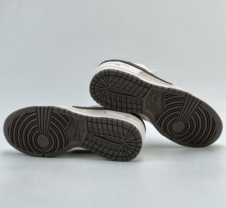 180 Nike Sb Dunk Low X Louis Vuitton White Brown Lv6188-001 -