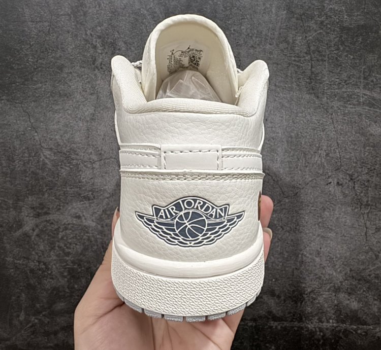 Bape X Air Jordan 1 Low Beige Gray Sole Wg8850-003 - Pu