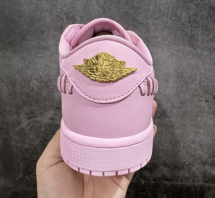 200 Air Jordan 1 Low Gold Powder Toe Aj1 Joe 1 Low Top Casual Shoes