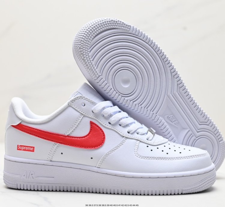 160 Nike Air Force 1 Low 07 Supreme Joint Cu9225-101 -
