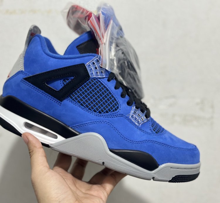 550 Air Jordan 4 Retro Eminem Encore Aj4 Joe 4 Heim Blue -