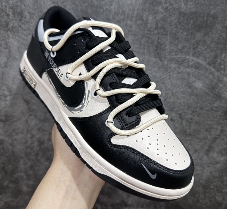 260 Nike Dunk Low Metal Punk Black White Gold Dd1391-100 - Pu