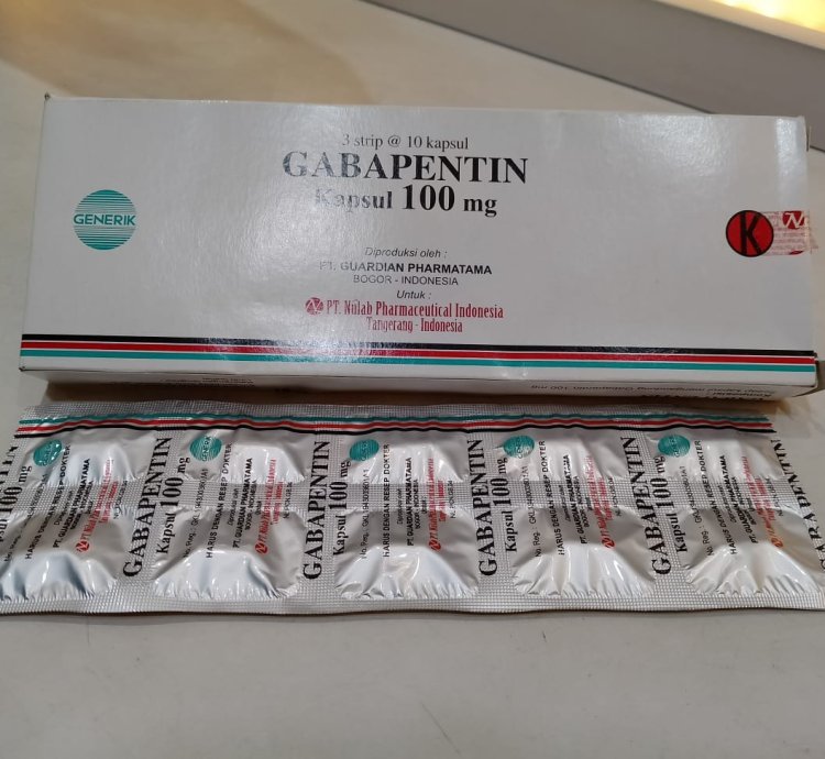 2 Box Gabapentin 100 Mg - 30 Capsules Original Seizure Treatment Medicine