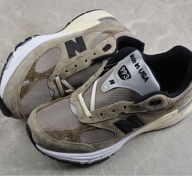 New Balance 993 Miusa Jjjjound Military Urban Grey Angora
