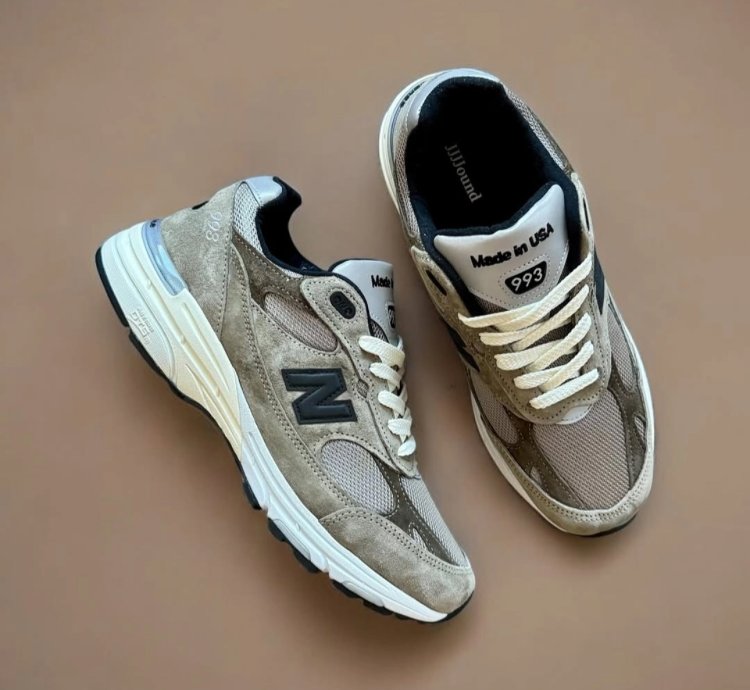 New Balance 993 Miusa Jjjjound Military Urban Grey Angora