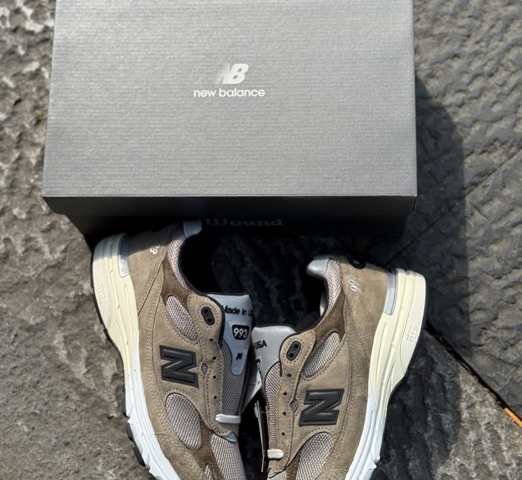 New Balance 993 Miusa Jjjjound Military Urban Grey Angora