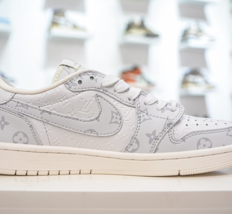 270 Ts X Air Jordan Aj1 Low Inverted Hook Low-top Joint Custom Color Lx1988-500