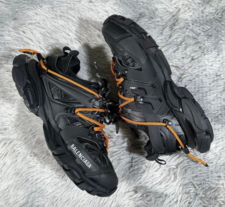 Balenciaga Track Trail Laces Sneaker blackorange