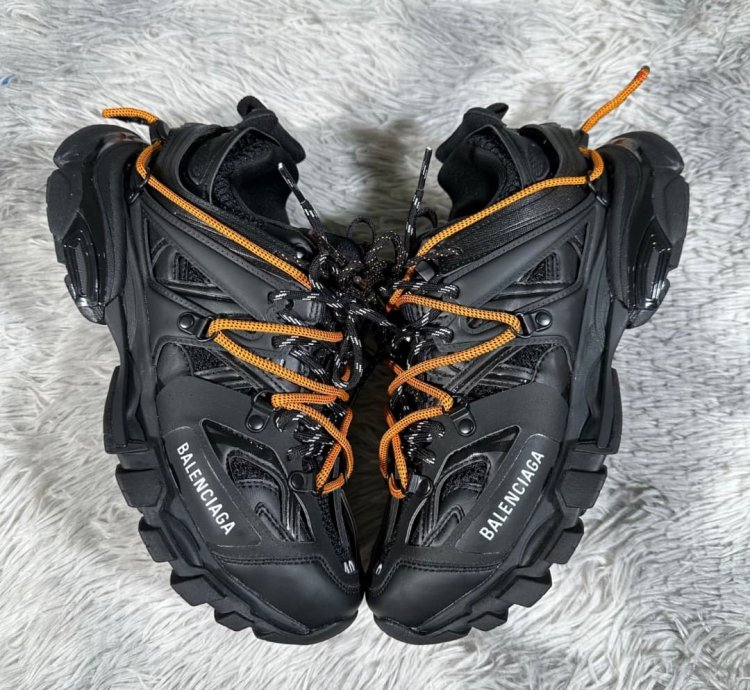 Balenciaga Track Trail Laces Sneaker blackorange