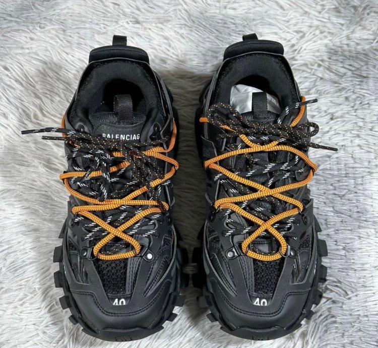 Balenciaga Track Trail Laces Sneaker blackorange